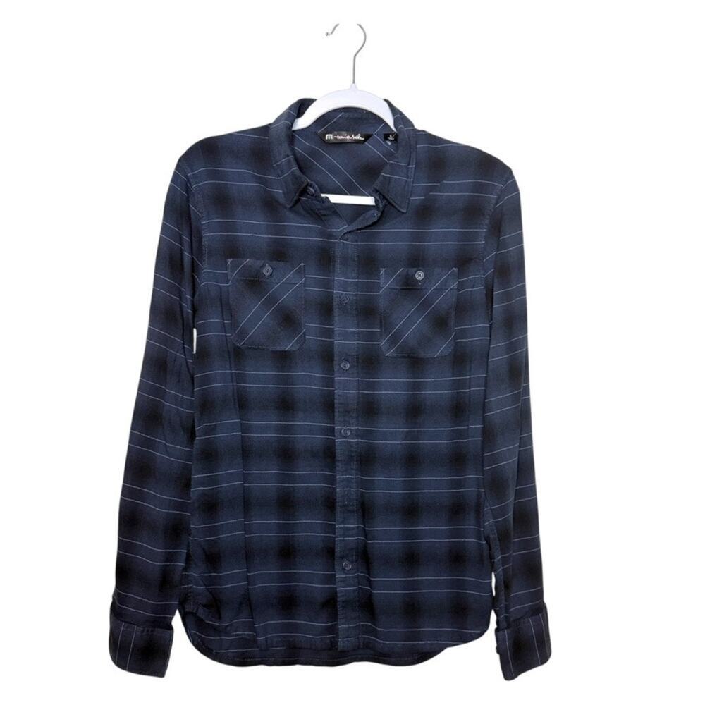 Travis Mathew Button Up Long Sleeve Shirt Men S Navy Business Casual